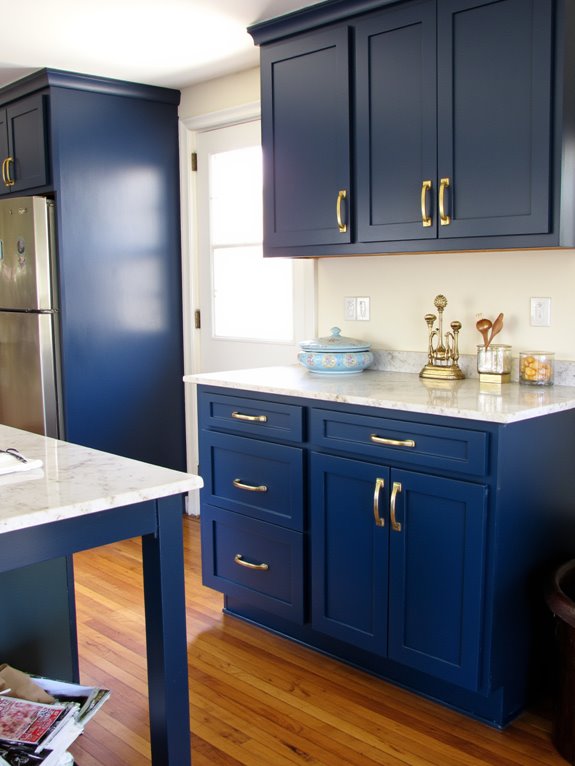 navy blue gold elegance