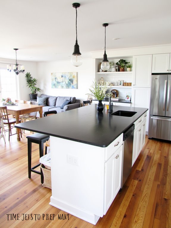 open concept kitchen design