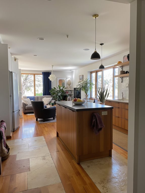 open inviting kitchen spaces