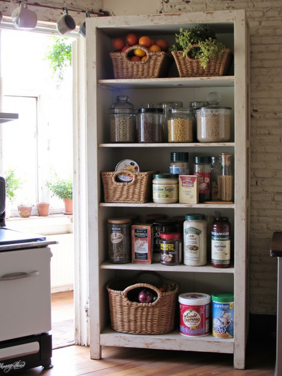 organized pantry enhances kitchen