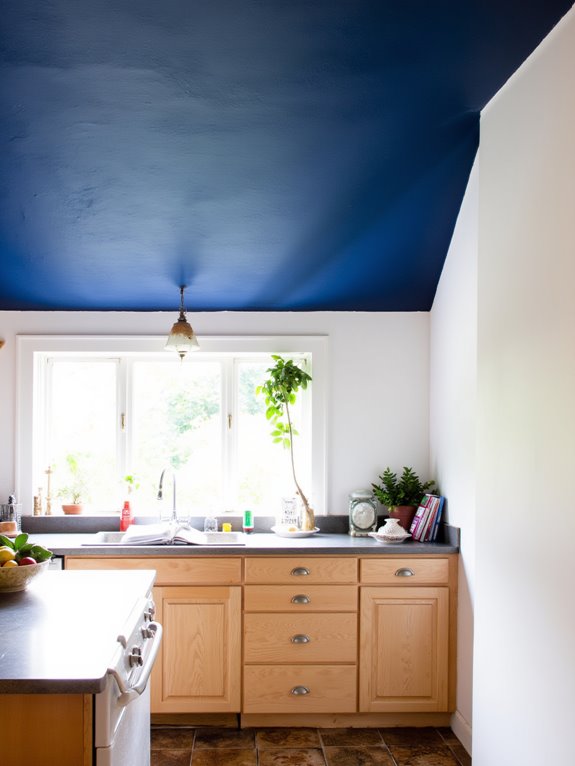 painted ceiling big impact