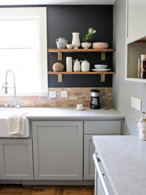 perfect gray kitchen shades