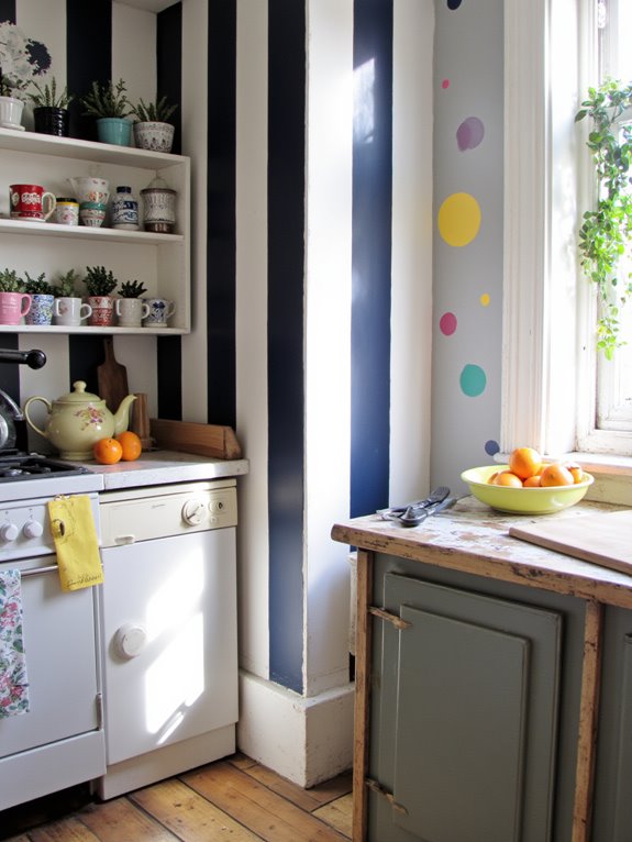 playful kitchen pattern combinations