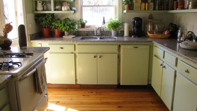 16 Practical Painted Kitchen Cabinets With Granite That Look Balanced practical granite kitchen cabinets