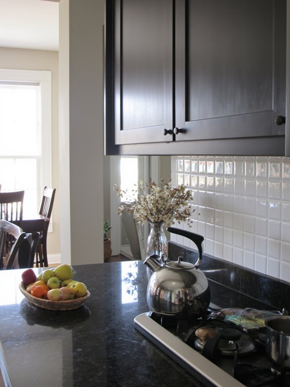 reflective glass tile aesthetics