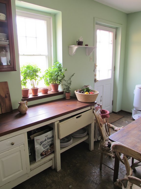 refreshing light mint kitchen