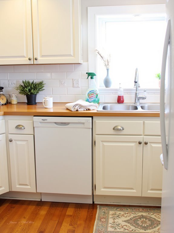 regular cleaning and touch ups