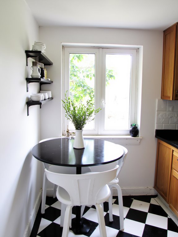 round tables enhance kitchens