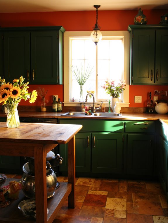 seasonal kitchen color changes