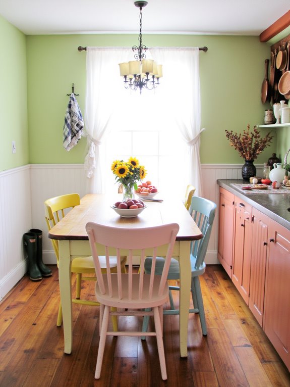 seasonal kitchen color transformation