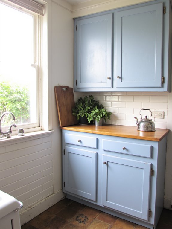 serene kitchen color choice