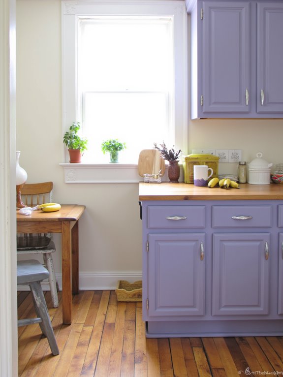 serene lavender kitchen retreat