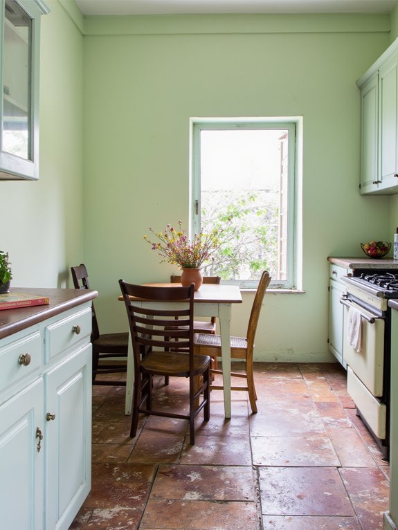 serene light celadon ambiance