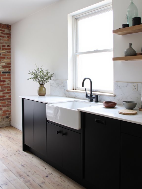 serene minimalist kitchen design