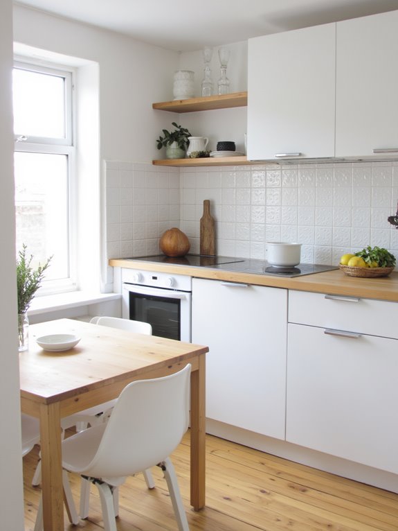 serene scandinavian kitchen design