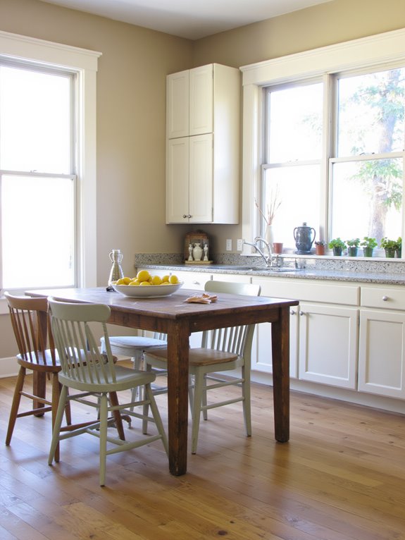 serene soft neutral kitchen