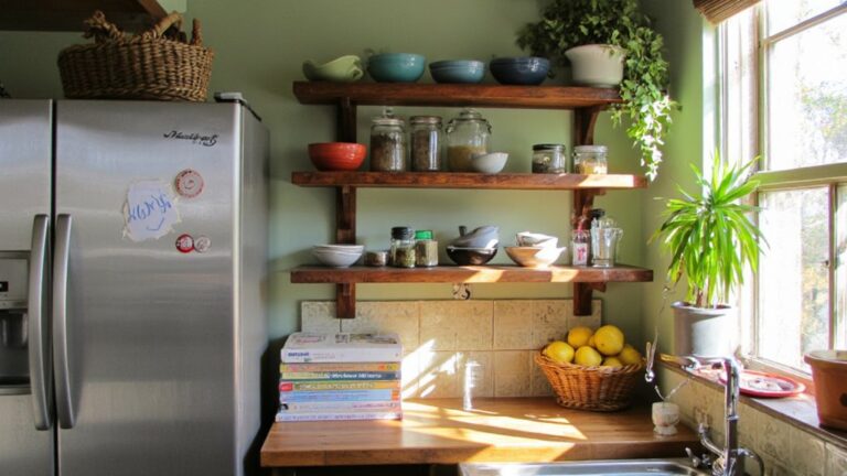 shelves for organized kitchens