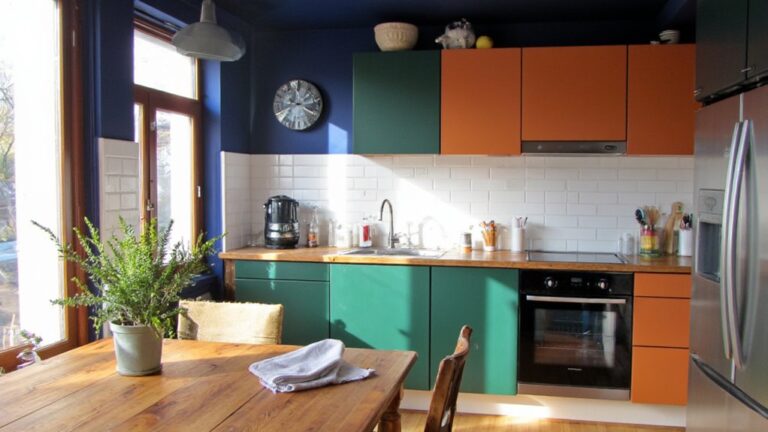 sleek modern kitchen colors