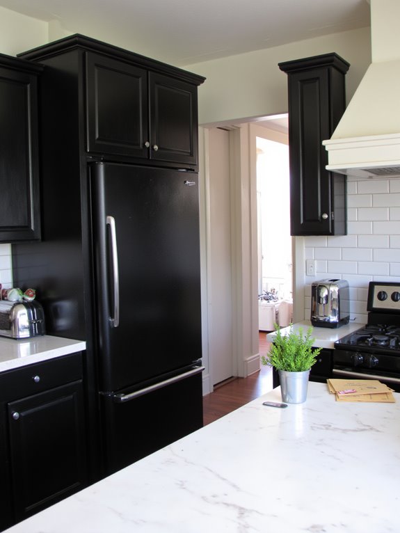 sleek stainless steel appliances