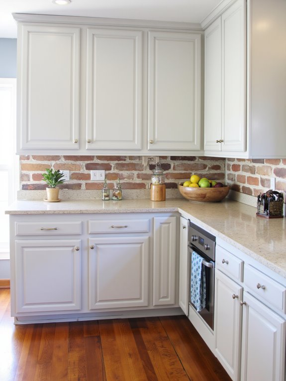 soft gray cabinet elegance