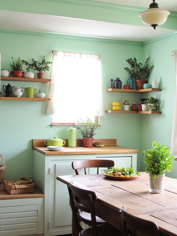 soft mint green charm