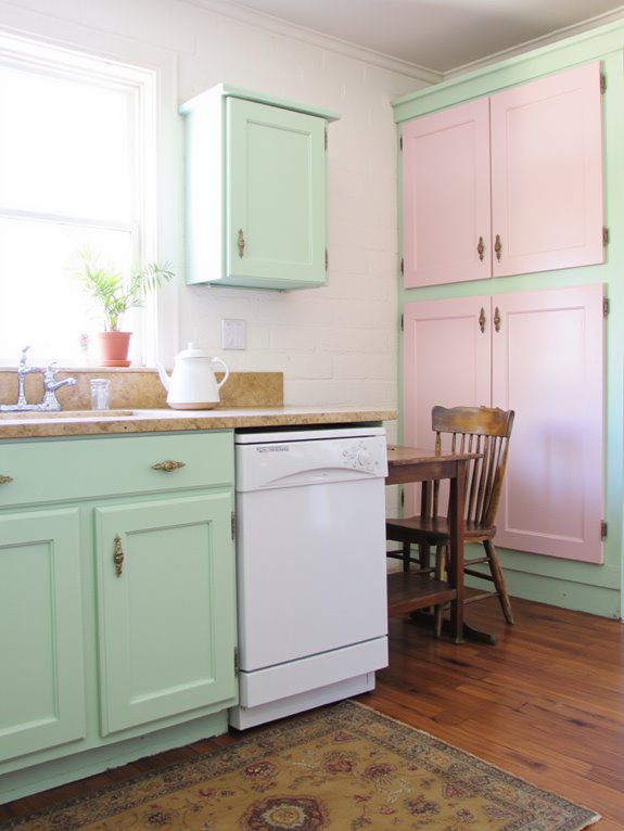 soft pastel kitchen colors