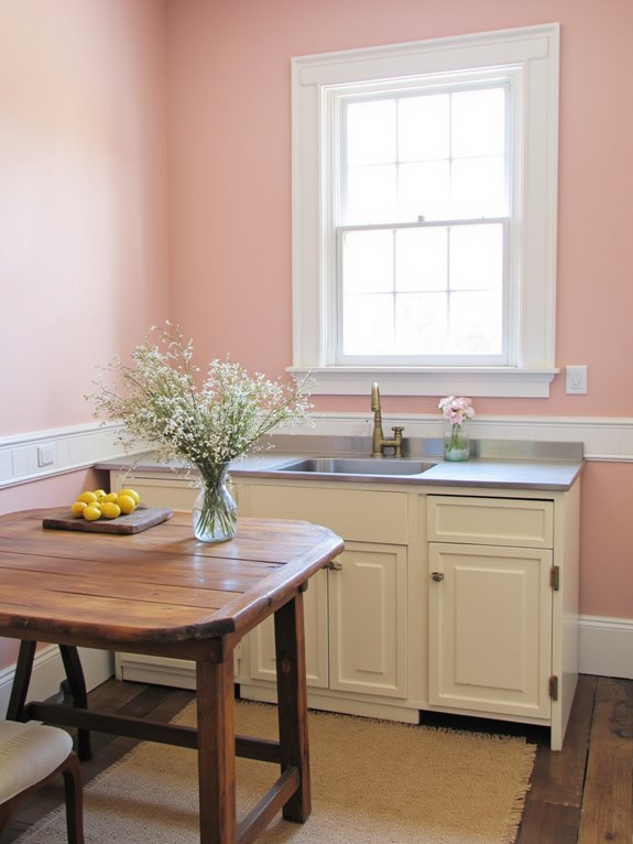 soft warm kitchen color