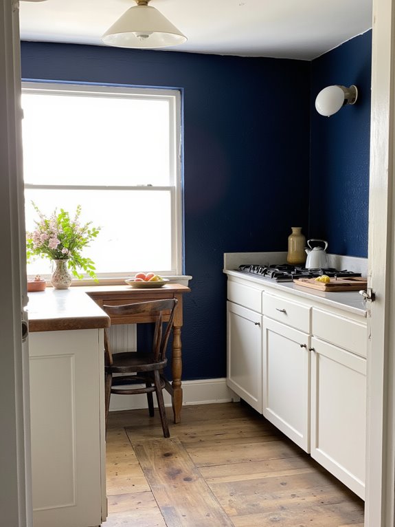 sophisticated deep navy elegance