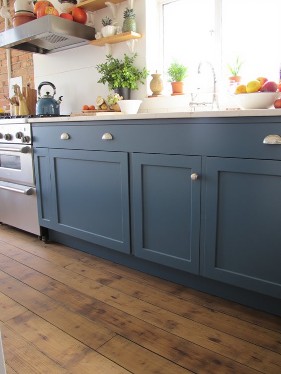 sophisticated steel blue elegance