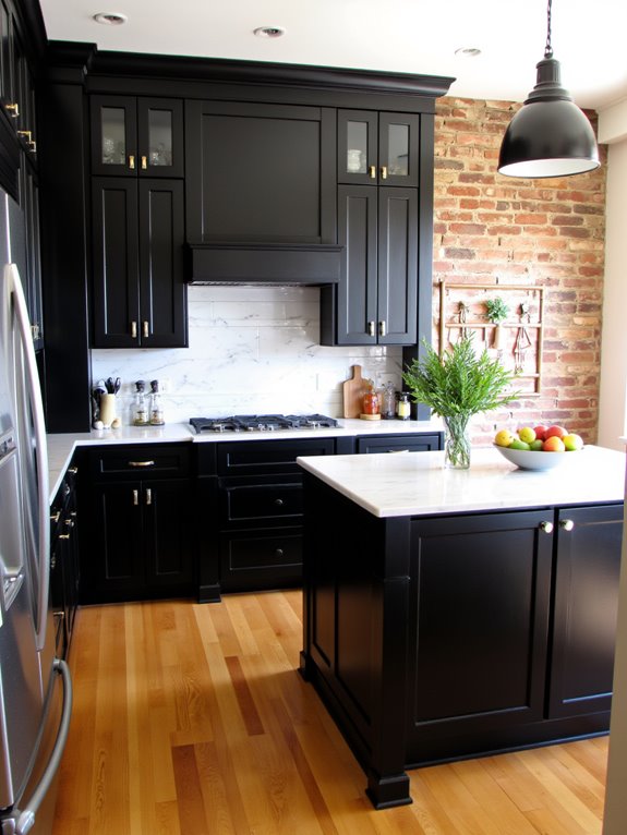 stunning contrast with black