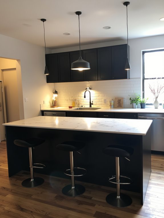 stylish black lighting fixtures