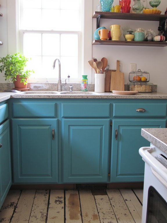 stylish teals transform kitchens