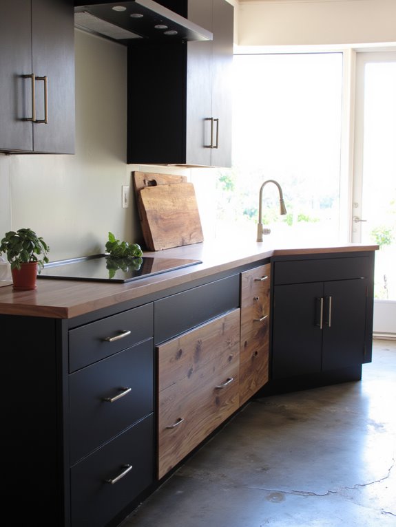 sustainable black cabinet options