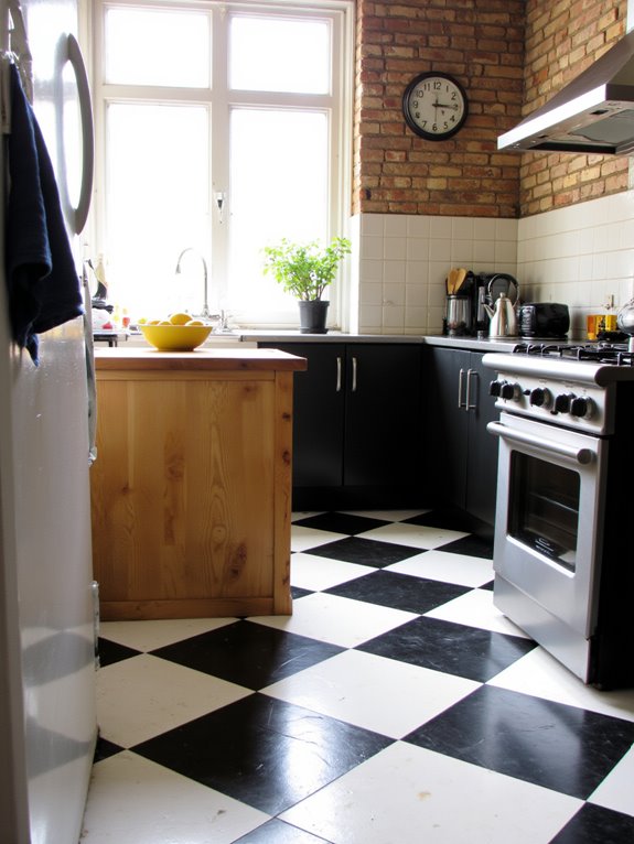 sustainable checkered floor trends