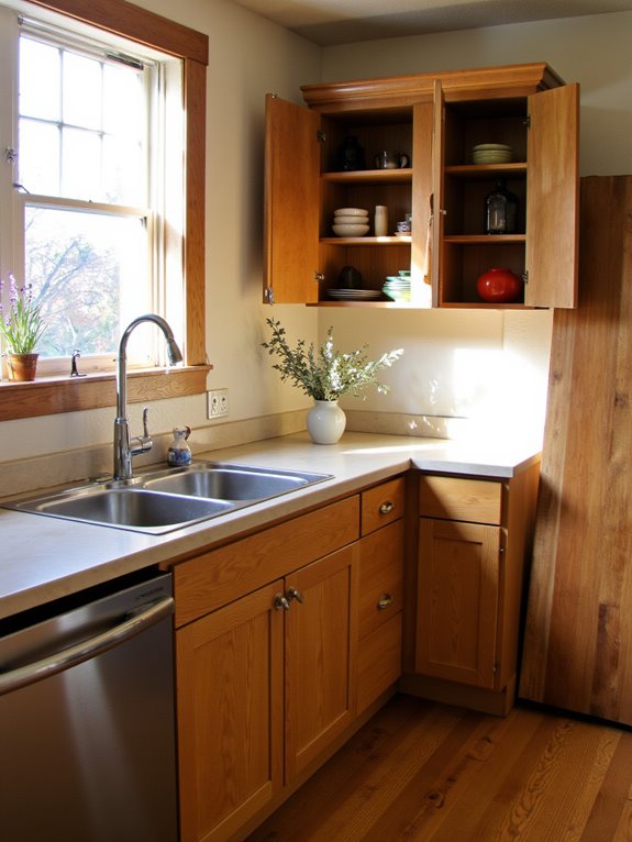 sustainable durable oak cabinets