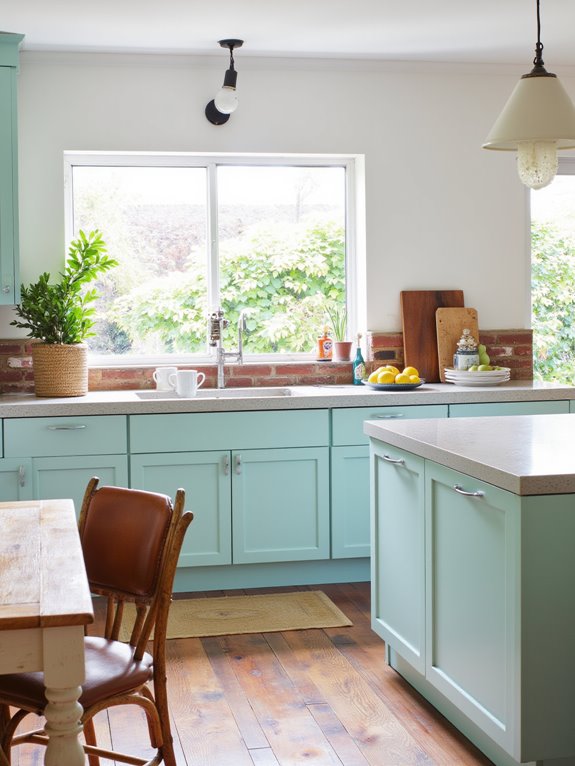 sustainable seafoam cabinet materials