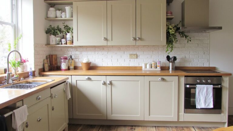 taupe kitchen cabinet ideas