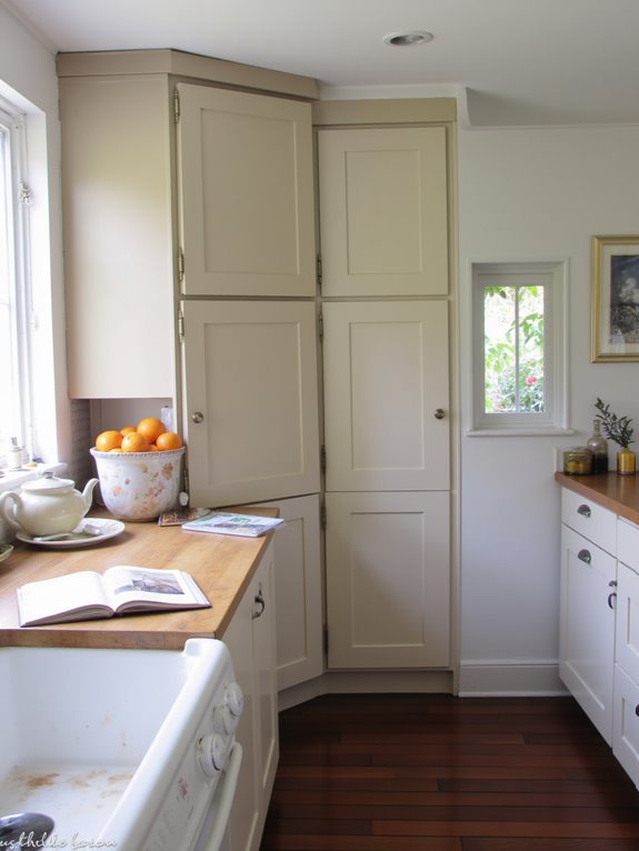 taupe kitchen cabinets elegance
