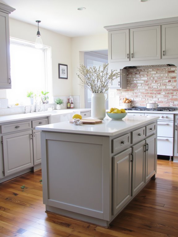 taupe versatile kitchen design choice