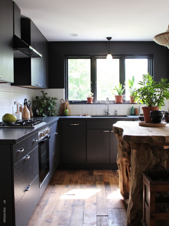 textured finishes enhance kitchens