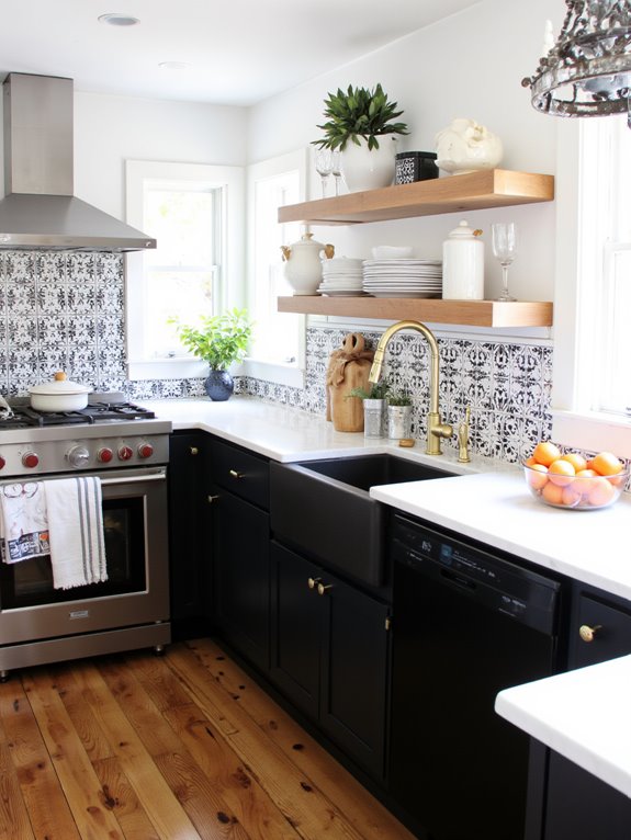 timeless black and white elegance