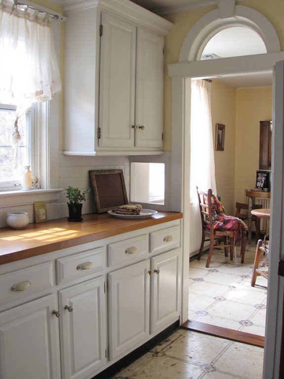 timeless classic white cabinets