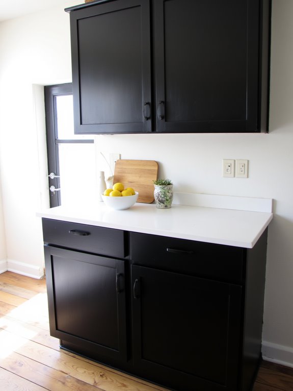 timeless contrast in kitchens