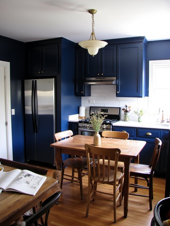 timeless navy blue elegance