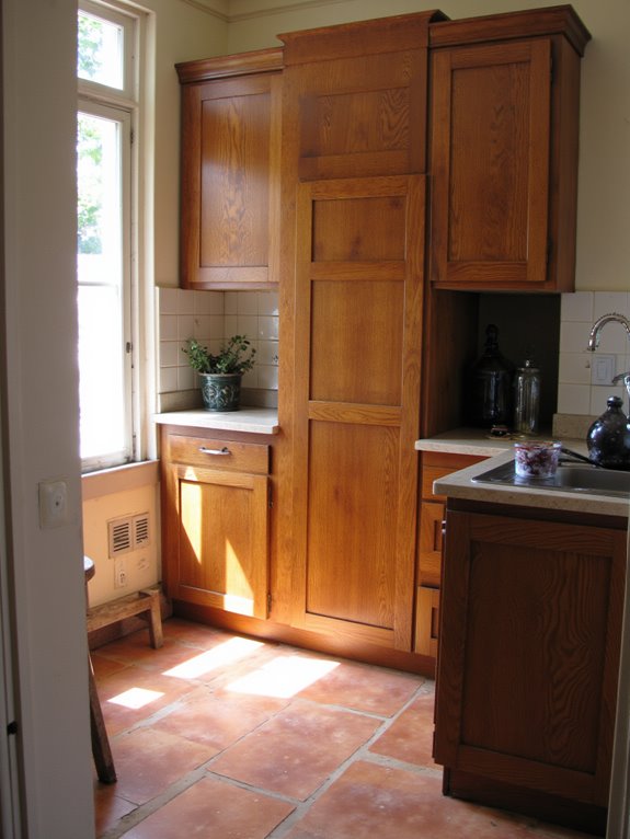 timeless oak and terracotta