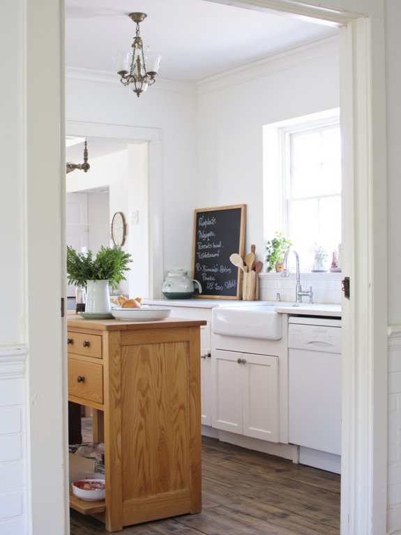 timeless white kitchen design