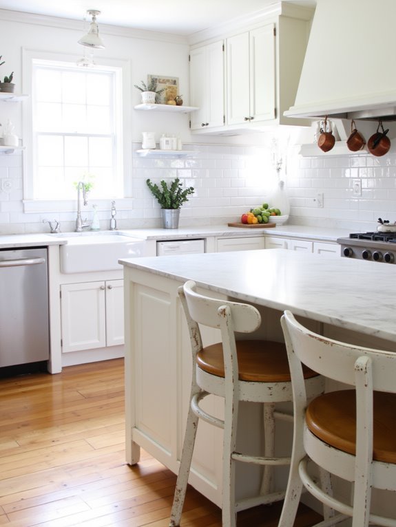 timeless white kitchen elegance