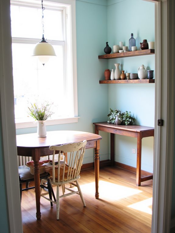 tranquil airy revitalizing kitchen