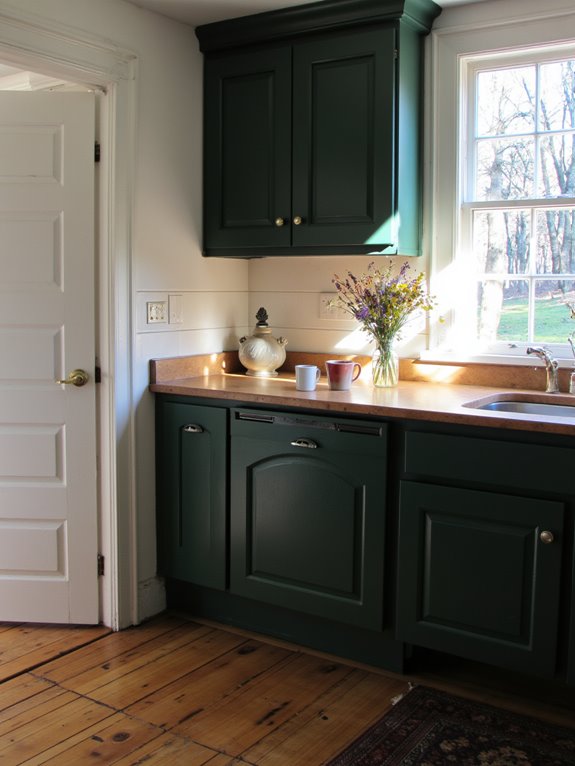 tranquil deep forest green