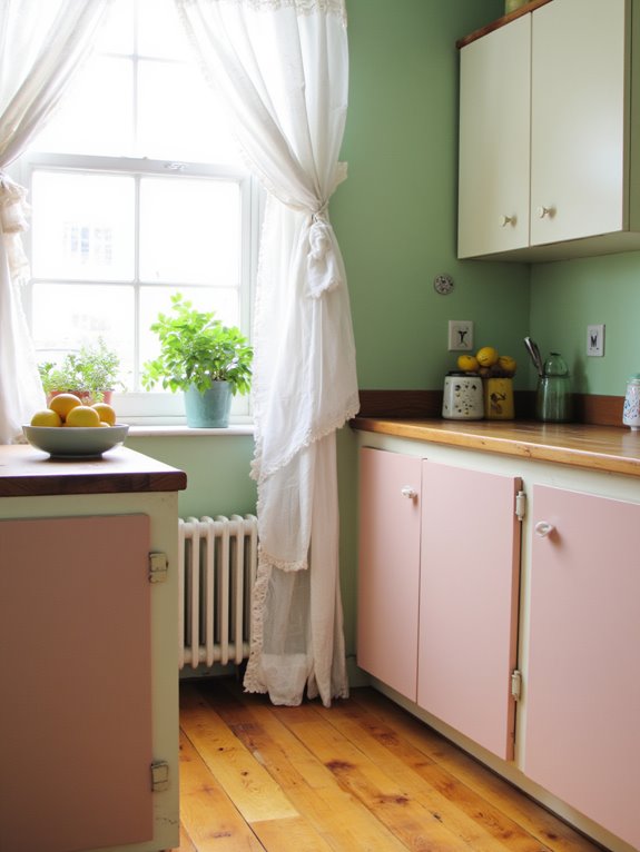 tranquil soft pastel hues